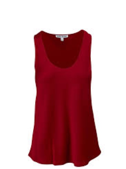 Nwt Elizabeth And James Rachel Ruby Red Tank Top